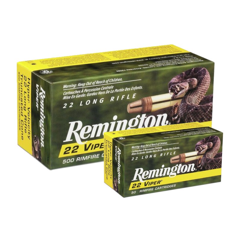 500 Munitions Remington Viper Hyper Velocity 36gr - calibre 22LR
