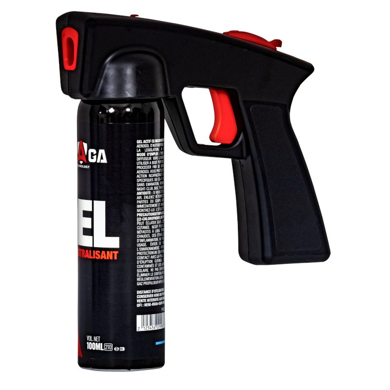 Bombe lacrymogène Praga gel CS Pro - 100mL