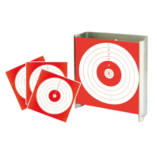 Porte-cible Shoot Again plat + 10 cibles