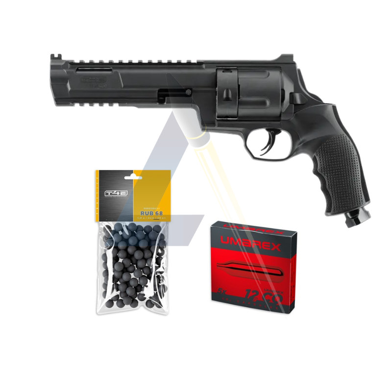 Pack Revolver Umarex T4E TR68 Gen2 16 joules - calibre 68
