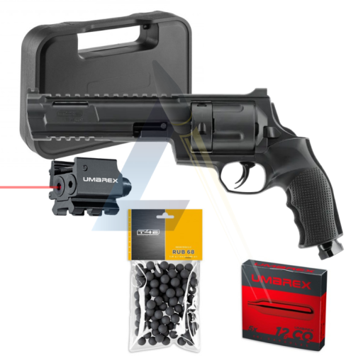 Pack Tireur Revolver Umarex T4E TR68 Gen2 16 joules -...