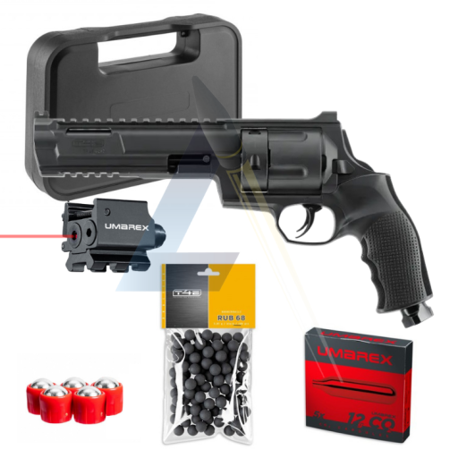 Pack Complet Revolver Umarex T4E TR68 Gen2 16 joules -...
