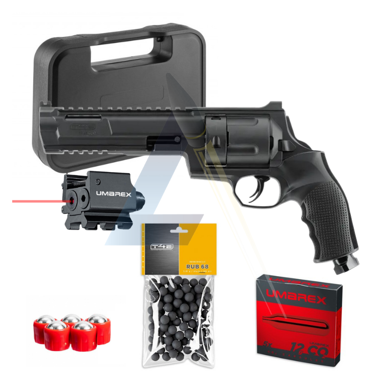 Pack Complet Revolver Umarex T4E TR68 Gen2 16...