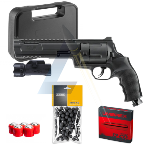 Pack Lampe Revolver Umarex T4E TR68 Gen2 16 joules -...