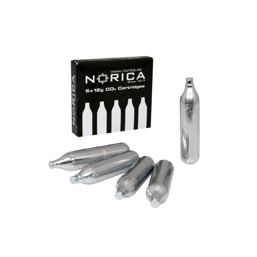 5 cartouches de CO2 Norica 12g