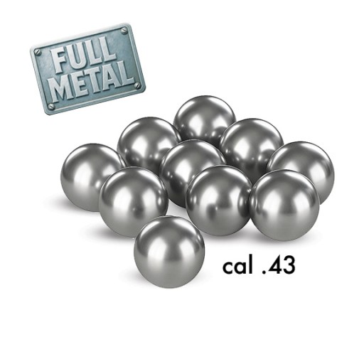 50 balles Full Métal Aluminium cal.43
